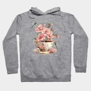 Floral Teacup Collection D Hoodie